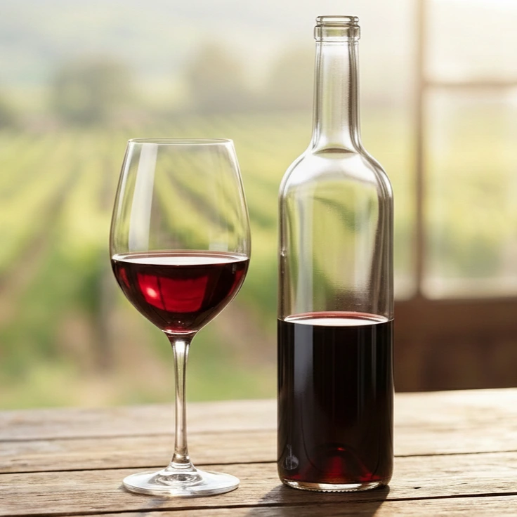 Non-Alcoholic Soft Red Wine ( Homemade )