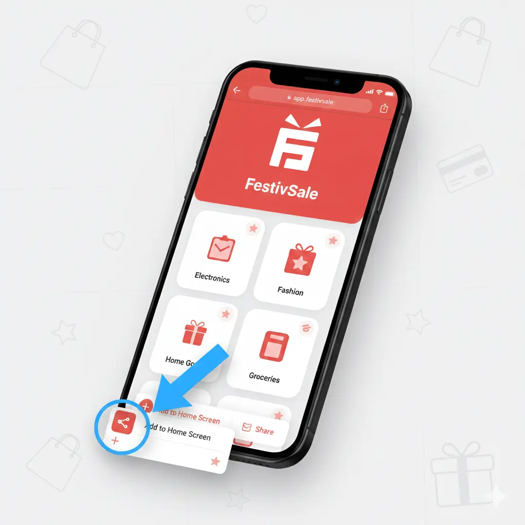 How to Download the FestivSale App on iPhone or iPad